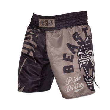 Pride Or Die beast mode MMA Shorts - Black